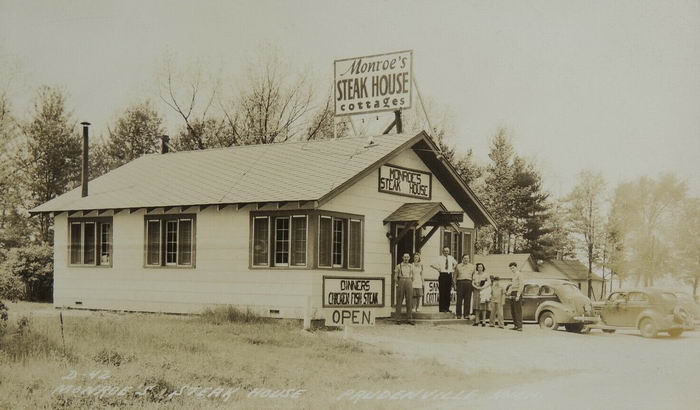 Monroes Steak House - Old Photo (newer photo)